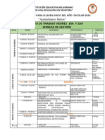 Ruta de Trabajo para El Buen Inicio Del Año Escolar 2024