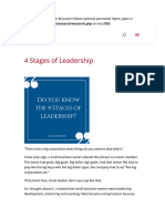 4 Stages of Leadership - Mary Albright - Leadership Coach