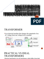 Characteristics of A Transformer