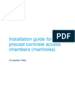 Installation Guide For Precast Concrete Access Chambers