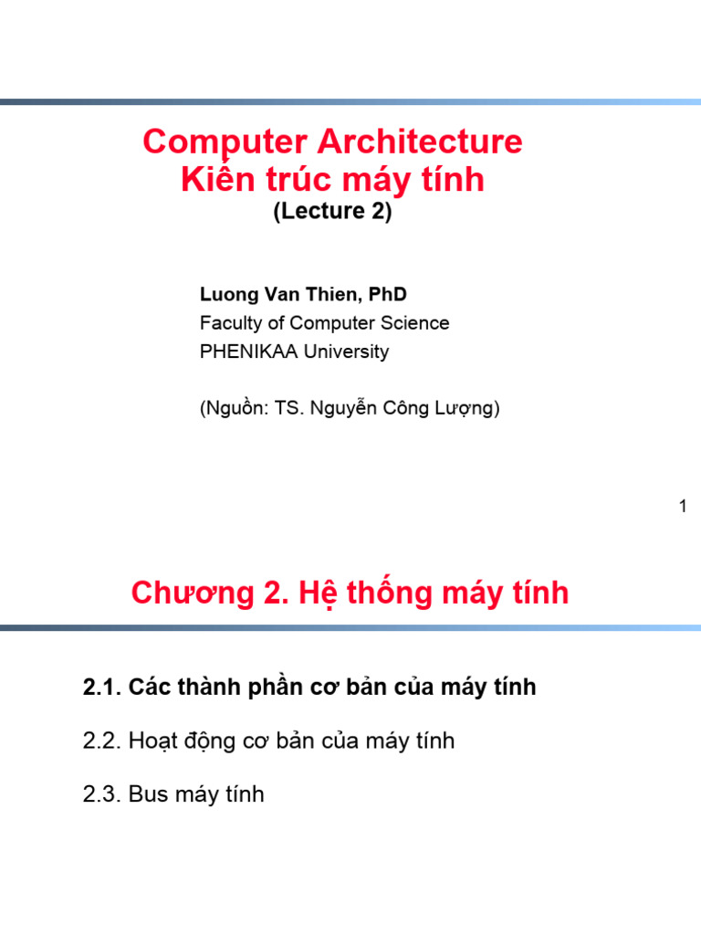 KTMT Chuong 2 | PDF