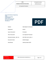 SOP SRC QC 03 - QC Inspection Procedure