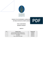 Lab Report Bending Moment G4