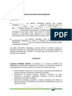 Contrato Prestacion de Servicios