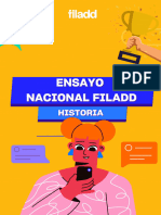 Historia - Ensayo Nacional de Verano - Preu Filadd