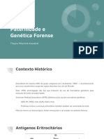 Testes de Paternidade e Genética Forense