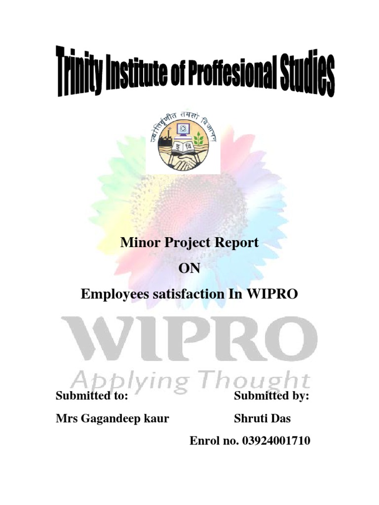 Satisfaction level of employees in Wipro Business Process Outsourcing