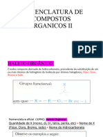 Nomenclatura de Compostos Organicos Ii