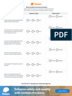 Electrical Risk Checklist Editable