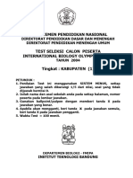 2003 - Seleksi OSN Tingkat Kabupaten-Kota - Soal & Kunci Jawaban