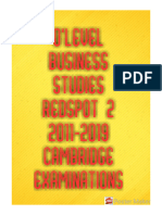 Business Studies Redspot 2011-2019