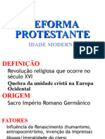 Idade Moderna - Reforma