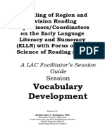 LAC Session Guide On Vocabulary Development