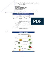 Tasks Sheet For Session 6 - Vocabulary Development