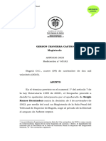Ahp3320-2022 (65102) El Mecanismo Adecuado para Corregir Homonimia Es Ante El Juez de Ejecución, No Es Ni El Habeas Corpus, Ni La Tutela