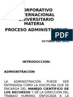 Procesos Administrativos. 
