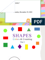 Shapes Colors Counting Part 1 Flashcards 139396