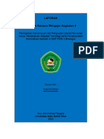 Laporan Akhir Mahasiswa KM 4 Anggi Dwi Rahayu