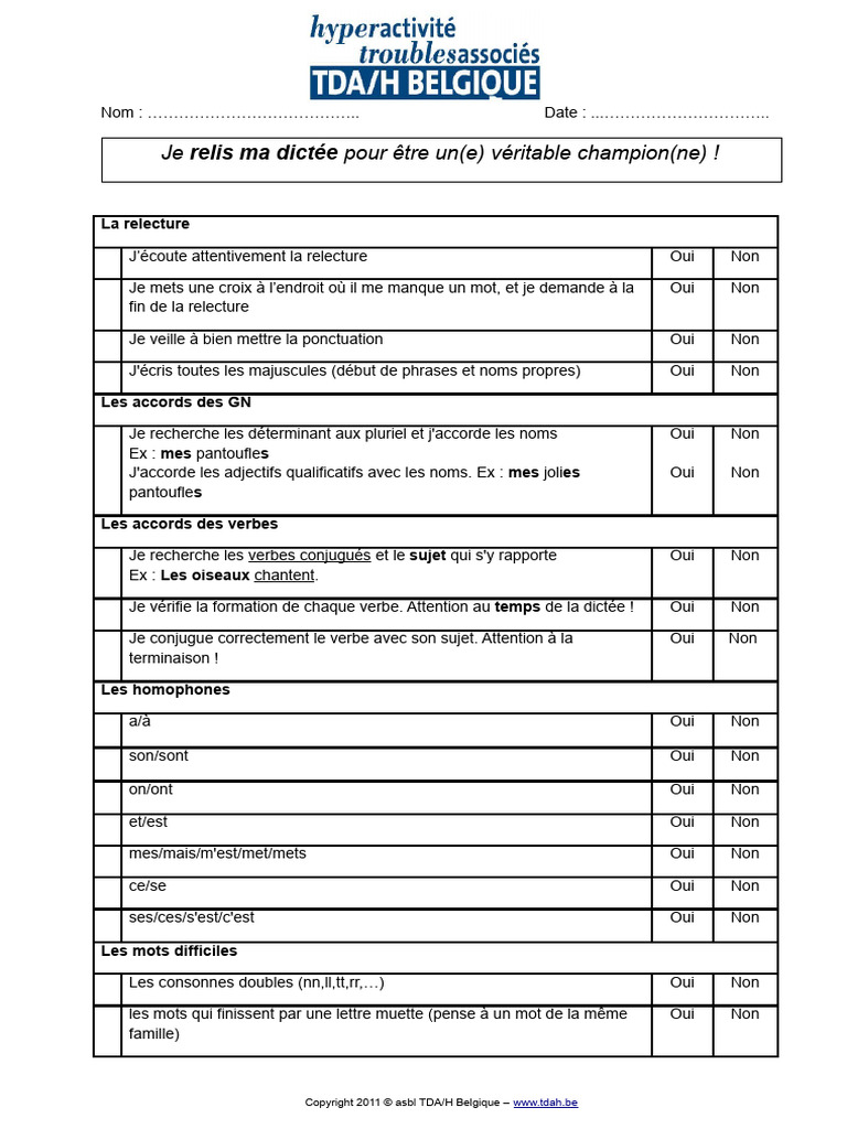 Check Liste 1 | PDF