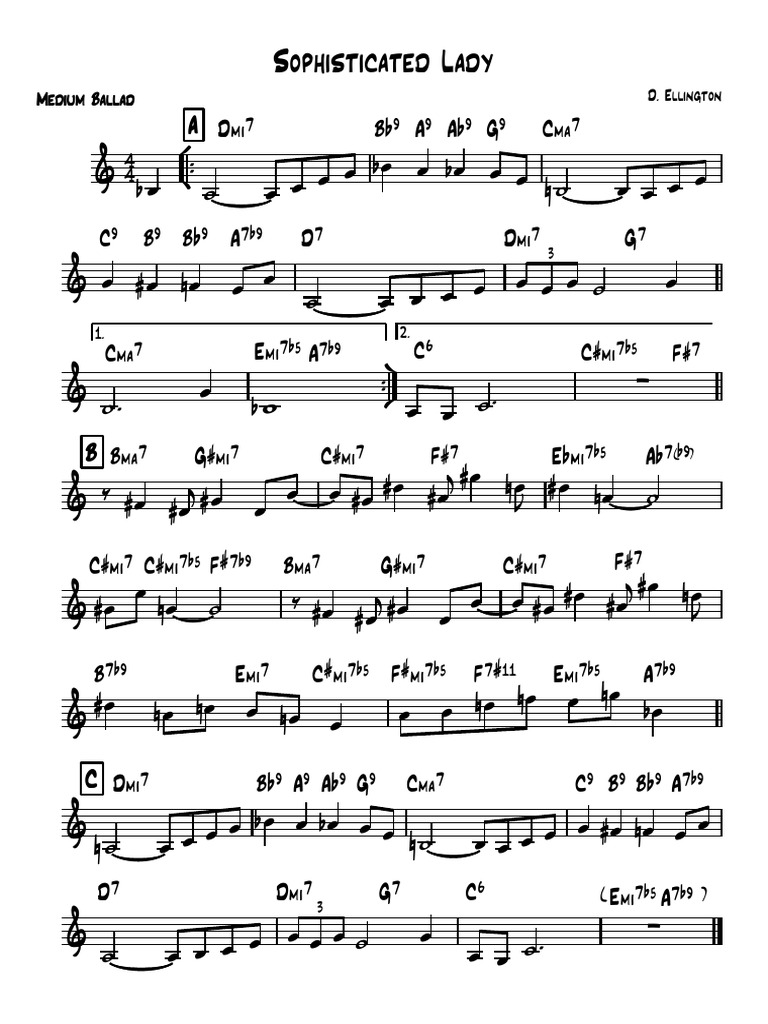 Sophisticated Lady | PDF