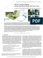 Off-Axis Layered Displays Hybrid Direct-View Near-Eye Mixed Reality With Focus Cues