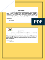 Comunicados Citaciones