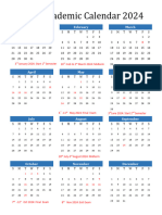 Academic Calendar 2024