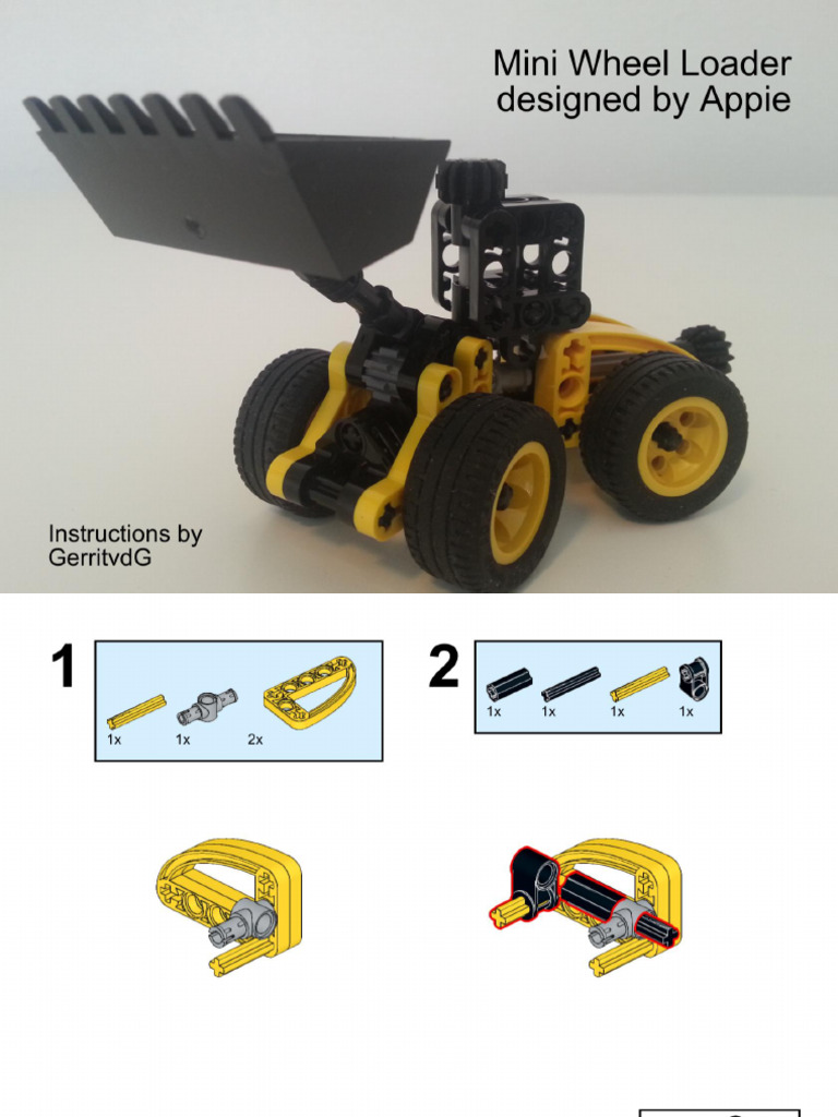 Mini Wheel Loader by Appie v31 | PDF