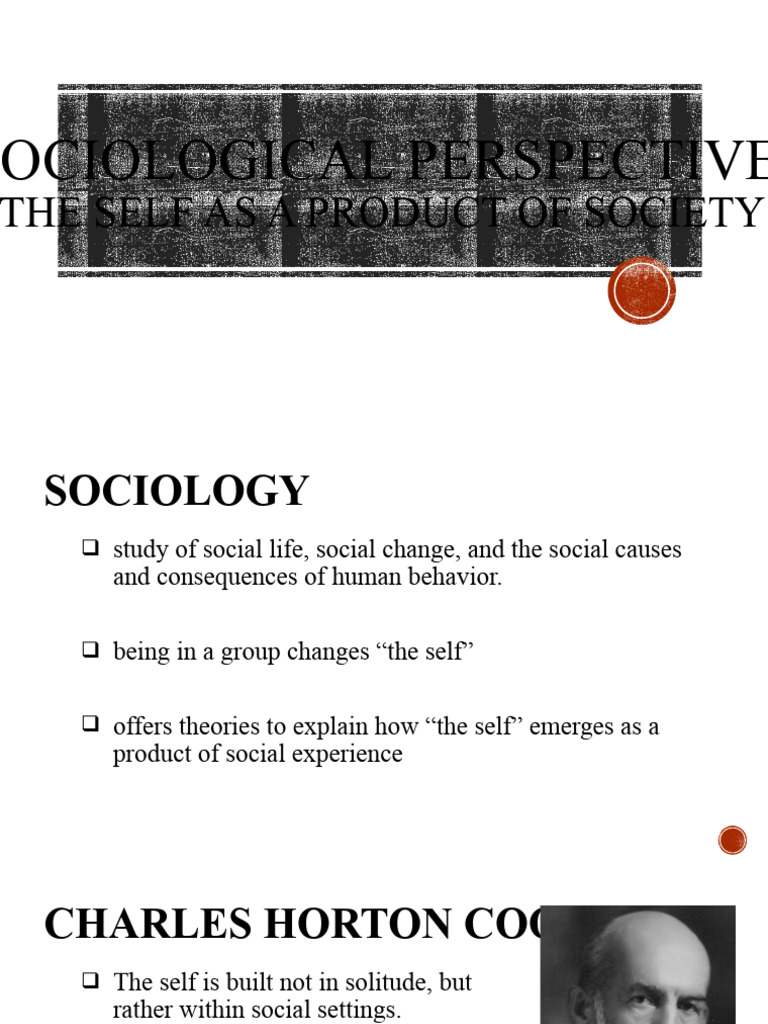 The Self: A Sociological Perspective | PDF | Self Concept | Behavioural ...