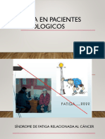 Fatiga en Pacientes Oncologicos Parte 1