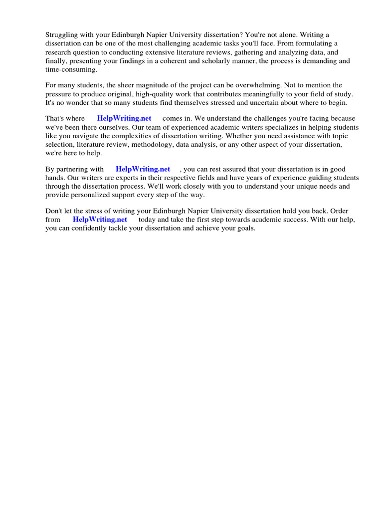 Edinburgh napier university dissertation download free pdf desktop