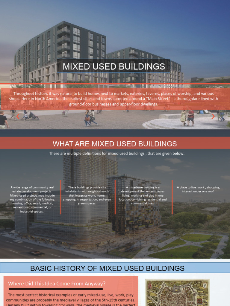 Overview of Mixed-Use Buildings | PDF | Elevator | Mixed Use Development