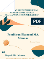 Pemikiran Ekonomi MA. Manan Dan Monzer Khaaf