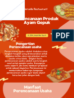 Red Illustrative Indonesian Delicacies Presentation