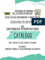 Catálogo Enf. Perioperatoria XDGB