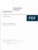 Markets and Hierarchies Analysis and Antitrust Implications (Oliver E. Williamson) (Z-Library)