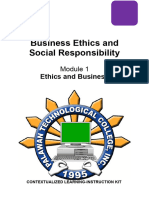 Module 1 - Ethics and Business