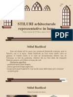 Stiluri Arhitecturale Reprezentative in Lume