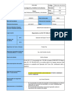 D37 Reporte Preliminar de Incidentes y Accidentes - Daño de Espejo D-37 281117 Lado Izquierdo