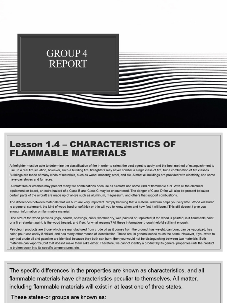Group 4 Reporting Download Free Pdf Pressure Fires