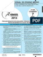 Educacao Basicaenemprovas2013caderno Enem2013 Dom Azul PDF