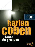 Harlan Coben Faute de Preuves