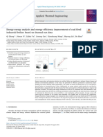 Energy-Exergy Analysis and Energy Efficiency Improvement of Coal-Fired