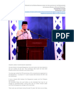 1 - Speech of Interim Chief Minister Al Haj Murad Ebrahim During The Inauguration of The Bangsamoro Autonomous Region in Muslim Mindanao