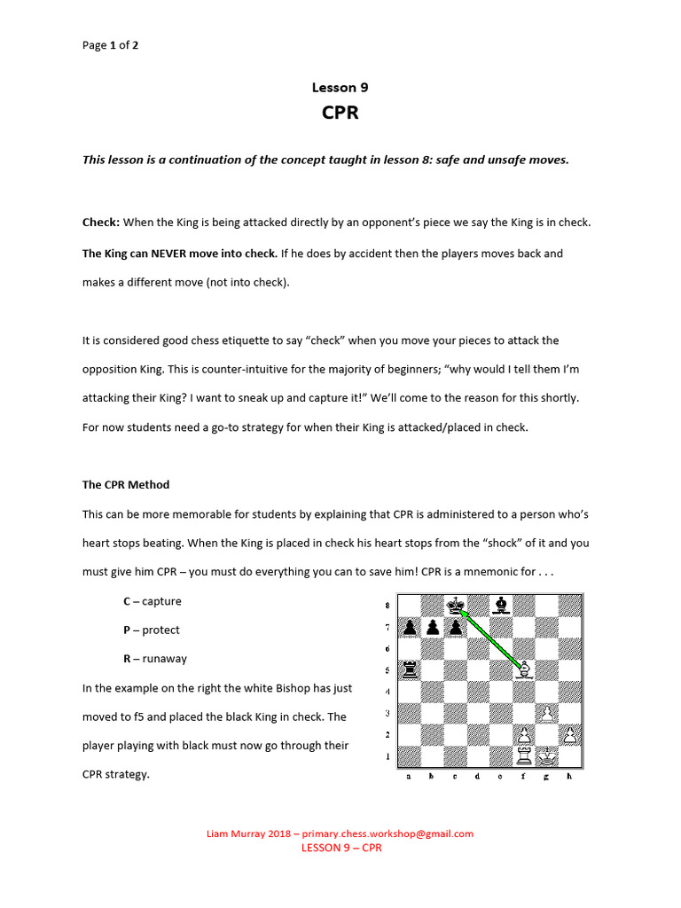 The CPR Method | PDF | Chess | Board Games