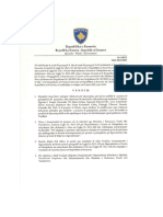 VENDIM NR. 09 132 (Qeveria e Republikës Së Kosovës)