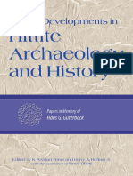 Recent Developments in Hittite Archaeology and History Papers in Memory of Hans G. Guterbock (K. Aslihan Yener, Harry A. Hoffner Etc.)