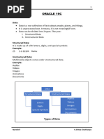 Oracle SQL and PL SQL Notes