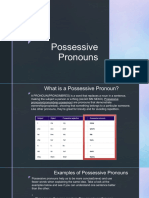 1B.Possessive Pronouns 