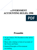 Govt. Accounting Rules 1990